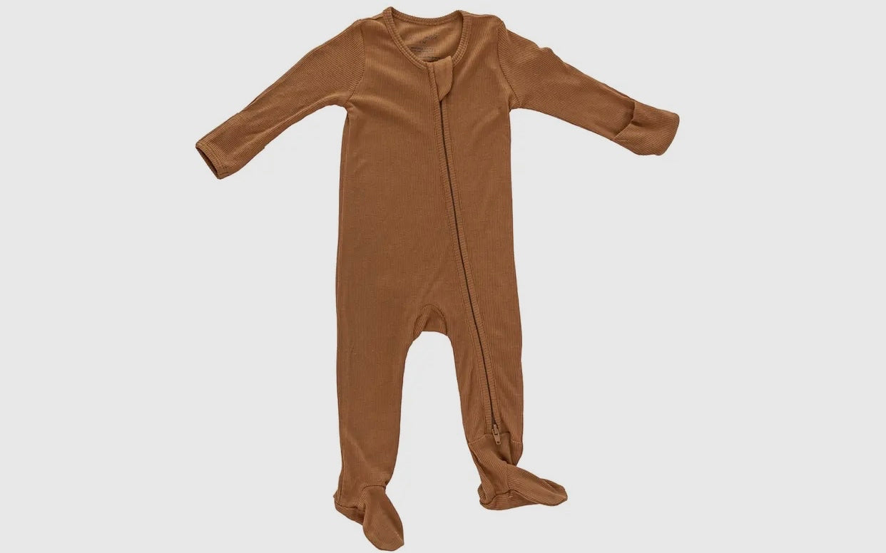 Brooks Zip Sleeper - Ribbed Camel