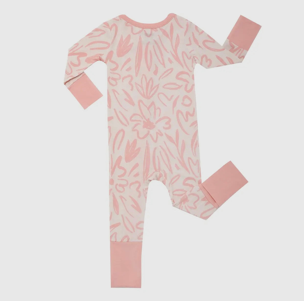 Millie Floral Bamboo Zip Romper